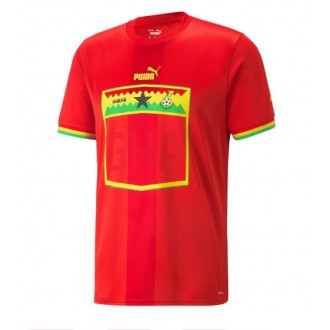 Herren Fußballbekleidung Ghana Auswärtstrikot WM 2022 Kurzarm